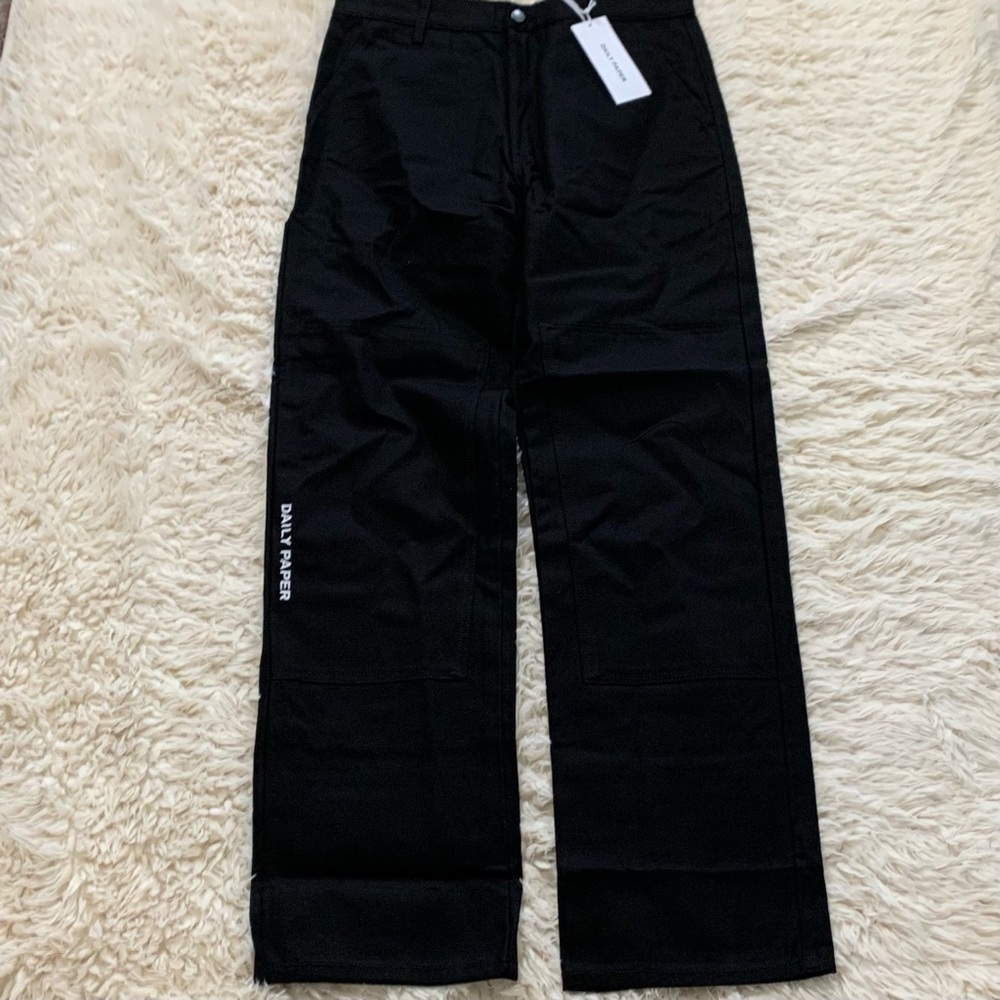 Daily Paper Rework Pants Color Black Size Medium - Picture 6 of 14